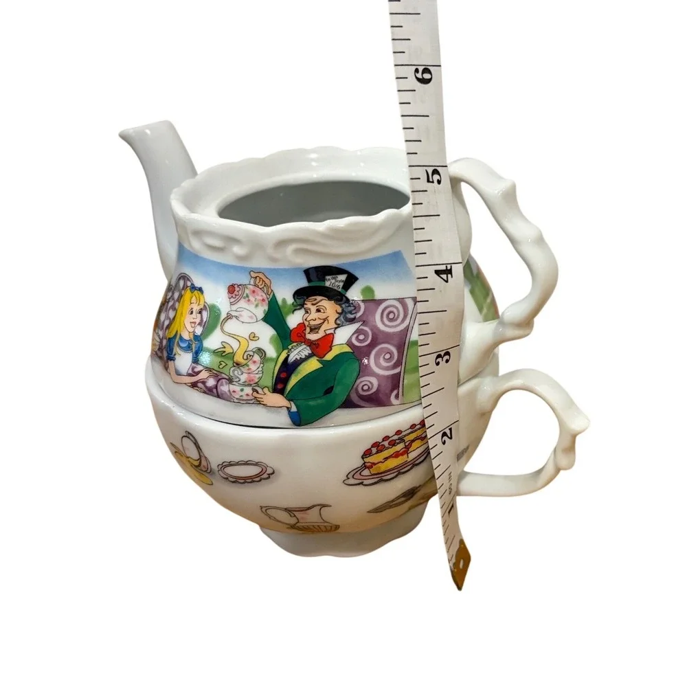 Paul Cardew Alice in Wonderland 150th Anniversary Tea For One Pot and Cup Set